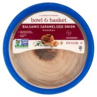 Bowl & Basket Balsamic Caramelized Onion Hummus, 10 oz, 10 Ounce