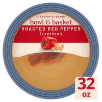 Bowl & Basket Roasted Red Pepper Hummus, 32 oz, 32 Ounce