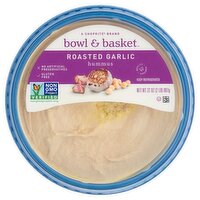 Bowl & Basket Roasted Garlic Hummus, 32 oz, 32 Ounce