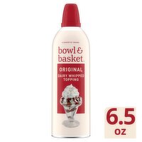 Bowl & Basket Original Dairy Whipped Topping, 6.5 oz, 6.5 Ounce