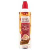 Bowl & Basket Pumpkin Spice Flavored Dairy Whipped Topping Limited Edition, 13 oz