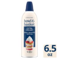 Bowl & Basket Extra Creamy Dairy Whipped Topping, 6.5 oz, 6.5 Ounce