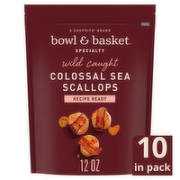 Bowl & Basket Specialty Wild Caught Colossal Sea Scallops, 12 oz