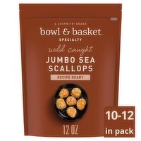 Bowl & Basket Specialty Bowl & Basket Specialty Wild Caught Jumbo Sea Scallops, 10-20 count, 12 oz, 12 Ounce 