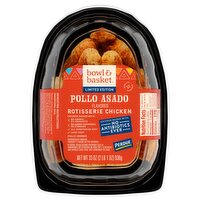 Bowl & Basket Pollo Asado Flavored Rotisserie Chicken Limited Edition, 33 oz, 33 Ounce