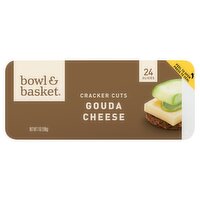 Bowl & Basket Cracker Cuts Gouda Cheese, 24 count, 7 oz