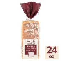 Bowl & Basket Wheat Sliced Bread, 24 oz, 24 Ounce