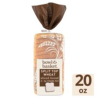 Bowl & Basket Split Top Wheat Sliced Bread, 20 oz, 20 Ounce