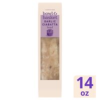 Bowl & Basket Garlic Ciabatta Loaf, 14 oz