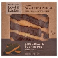 Bowl & Basket Chocolate Éclair Pie, 4 oz, 4 Ounce