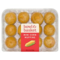 Bowl & Basket Mini Corn Muffins, 12 count, 10.5 oz