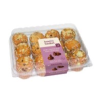 Bowl & Basket Mini Chocolate Chip Muffins, 12 count, 10.5 oz