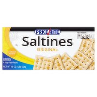 Price Rite Saltines Original Crackers, 4 count, 16 oz