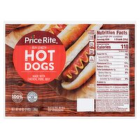 Price Rite Bun Length Hot Dogs, 48 oz