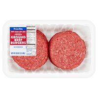 Price Rite 80% Lean 20% Fat Fresh Ground Beef Burgers, 52.8 oz