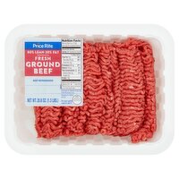 Price Rite 80% Lean 20% Fat Fresh Ground Beef, 20.8 oz