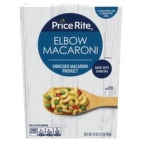 Price Rite Enriched Macaroni Product Elbow Macaroni, 16 oz