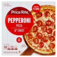 Price Rite 12" Crust Pepperoni Pizza, 16.4 oz