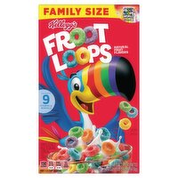 Kellogg's Froot Loops Sweetened Multigrain Cereal Family Size, 16.6 oz