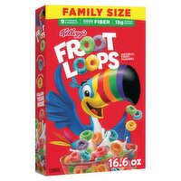 Kellogg's Froot Loops Sweetened Multigrain Cereal Family Size, 16.6 oz