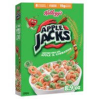 Kellogg's Apple Jacks Sweetened Cereal with Apple & Cinnamon, 8.9 oz