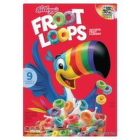 Kellogg's Froot Loops Natural Fruit Flavors Sweetened Multigrain Cereal, 8.9 oz