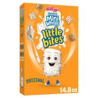 Kellogg's Frosted Mini-Wheats Little Bites Original Breakfast Cereal, Kids Cereal, 14.8 oz Box