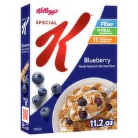 Kellogg's Special K Blueberry Breakfast Cereal, Good Source of Fiber, 11.2 oz Box