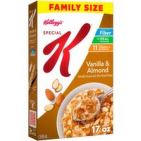 Kellogg's Special K Vanilla & Almond Cereal Family Size, 17 oz
