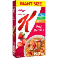 Kellogg's Special K Red Berries Breakfast Cereal, Good Source of Fiber, 19.2  oz Box