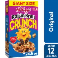 Kellogg's Raisin Bran Crunch Cereal Giant Size, 24.5 oz