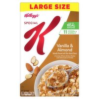 Kellogg's Special K Vanilla & Almond Cereal Large Size, 16.1 oz