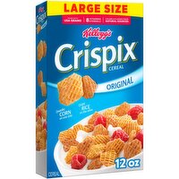 Kellogg's Crispix Original Breakfast Cereal, Fat Free, 12 oz Box