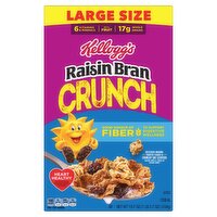 Kellogg's Raisin Bran Crunch Cereal Large Size, 19.7 oz