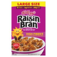 Kellogg's Raisin Bran Cereal Large Size, 20.9 oz