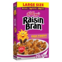 Kellogg's Raisin Bran Cereal Large Size, 20.9 oz