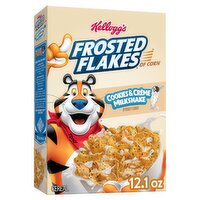 Kellogg's Frosted Flakes of Corn Cookies & Crème Milkshake Cereal, 12.1 oz