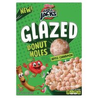 Kellogg's Apple Jacks Apple Cinnamon Glazed Donut Holes Cereal, 10 oz