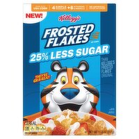 Kellogg's Frosted Flakes of Corn 25% Less Sugar Cereal, 11.2 oz