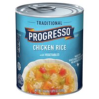 Progresso Traditional Chicken Rice with Vegetables Soup, 19 oz, 19 Ounce