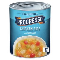 Progresso Traditional Chicken Rice with Vegetables Soup, 19 oz, 19 Ounce