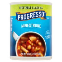 Progresso Vegetable Classics Minestrone Soup, 19 oz, 19 Ounce