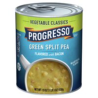 Progresso Vegetable Classics Green Split Pea Flavored with Bacon Soup, 19 oz, 19 Ounce