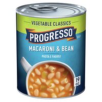 Progresso Vegetable Classics Macaroni & Bean Soup, 19 oz