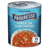 Progresso Traditional Manhattan Clam Chowder Soup, 19 oz, 19 Ounce