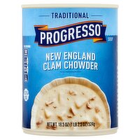 Progresso Traditional New England Clam Chowder Soup, 18.5 oz