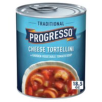Progresso Traditional Cheese Tortellini in Garden Vegetable Tomato Soup, 18.5 oz, 18.5 Ounce