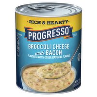 Progresso Rich & Hearty Broccoli Cheese with Bacon Soup, 18 oz, 18 Ounce