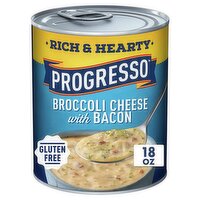Progresso Rich & Hearty Broccoli Cheese with Bacon Soup, 18 oz, 18 Ounce
