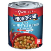 Progresso Spicy Italian-Style Wedding with Italian Sausage Soup, 18 oz, 18 Ounce